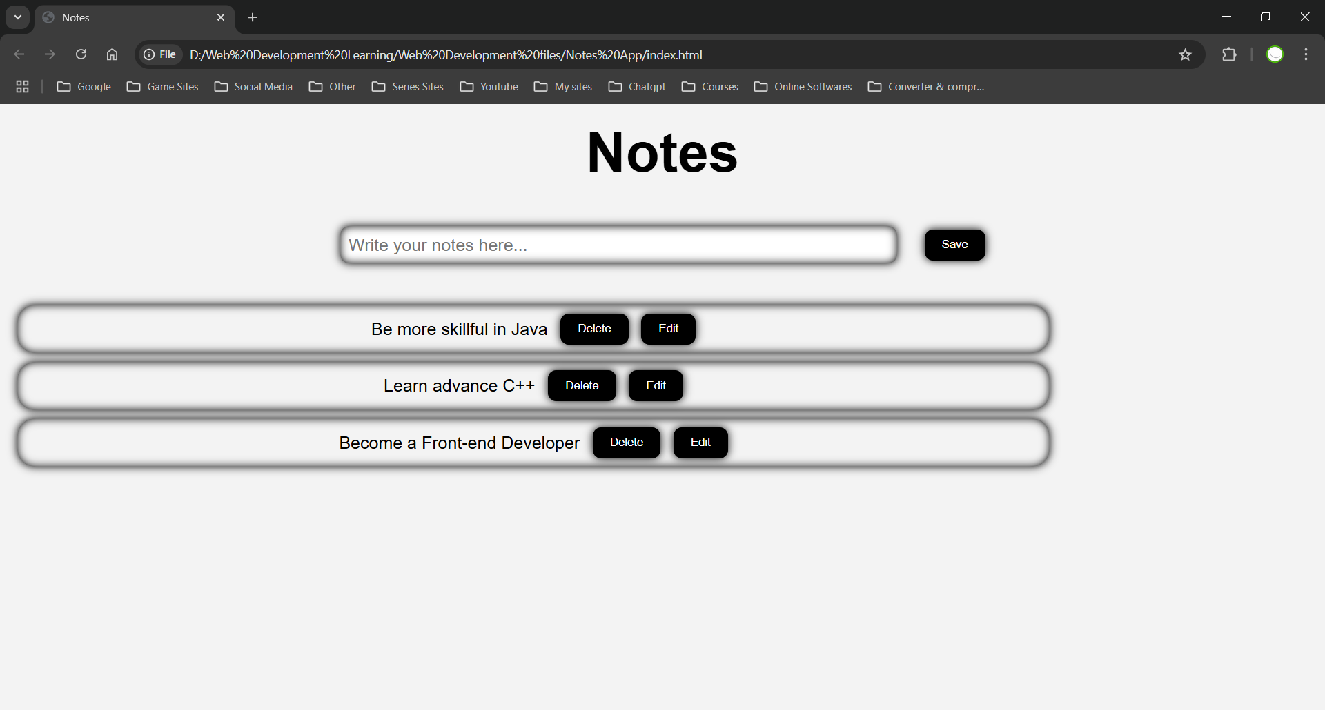 Notes